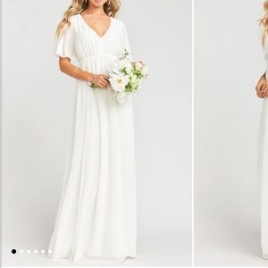 Show Me Your Mumu white maxi dress